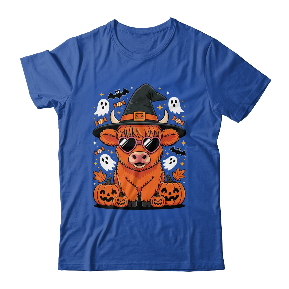 Highland Cow Halloween Pumpkin Funny Spooky Autumn Shirt & Hoodie | siriusteestore