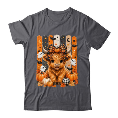 Highland Cow Halloween Spooky Fall Cow Pumpkins Bows Ghosts Shirt & Hoodie | siriusteestore