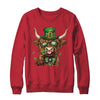 Highland Cow St. Patrick's Day Retro Coquette St Patty's Day Shirt & Sweatshirt | siriusteestore