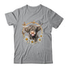 Highland Cow With Sunflower Daisies Butterflies Farm Western Shirt & Hoodie | siriusteestore