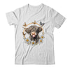 Highland Cow With Sunflower Daisies Butterflies Farm Western Shirt & Hoodie | siriusteestore