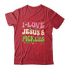 Hippie Groovy I Love Jesus Pickles Cucumber Vegetarian Shirt & Tank Top | siriusteestore