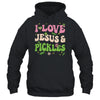 Hippie Groovy I Love Jesus Pickles Cucumber Vegetarian Shirt & Tank Top | siriusteestore
