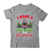 Hippo Xmas Tree Lights I Want A Hippopotamus For Christmas Shirt & Sweatshirt | siriusteestore