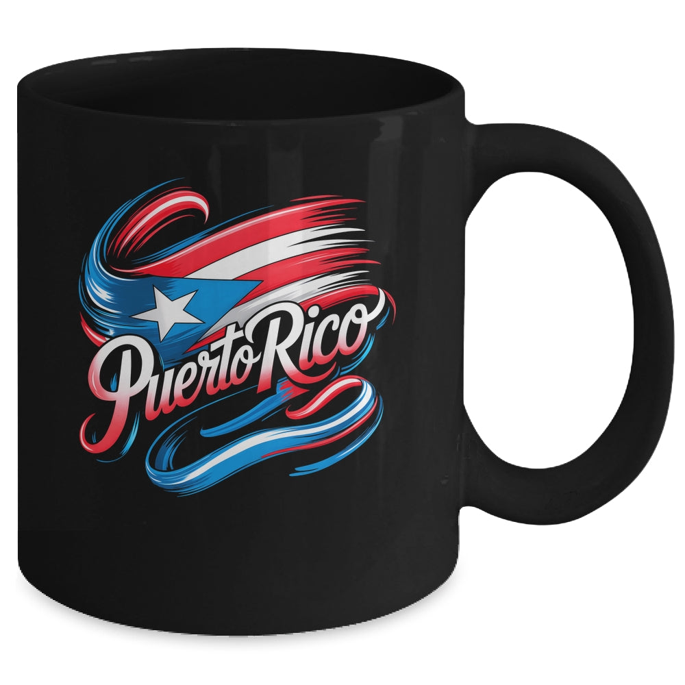 Hispanic Boricua Rica Puerto Rican Puerto Rico Flag Heritage Mug | siriusteestore