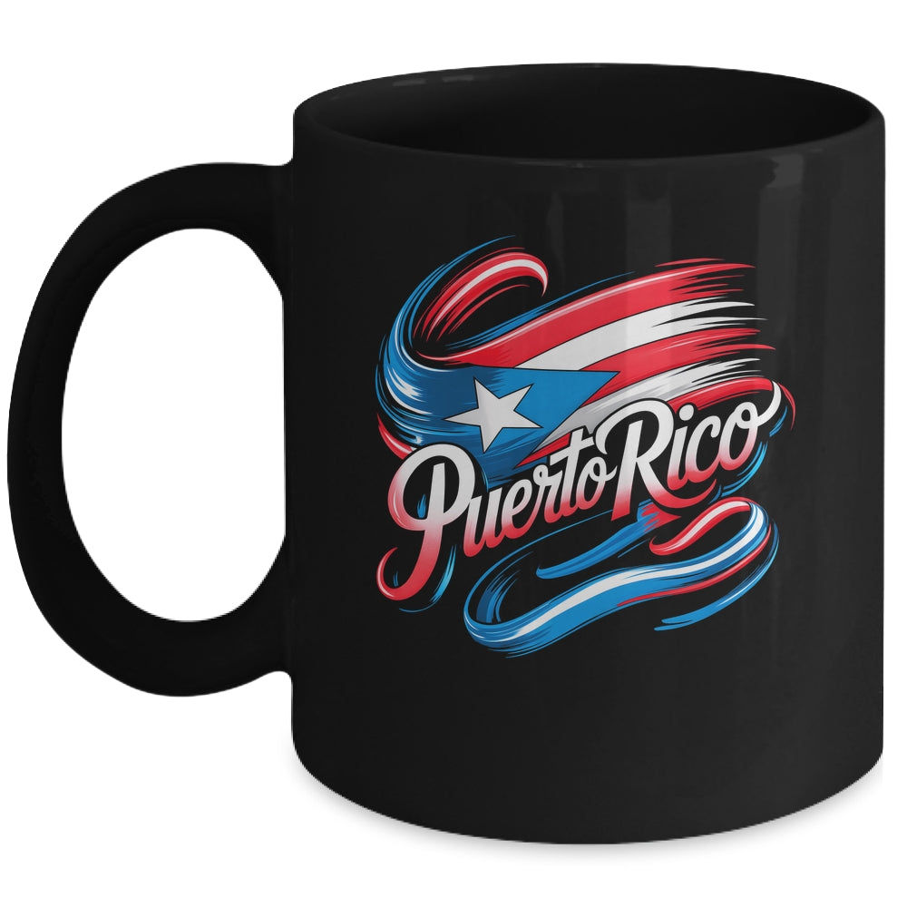 Hispanic Boricua Rica Puerto Rican Puerto Rico Flag Heritage Mug | siriusteestore