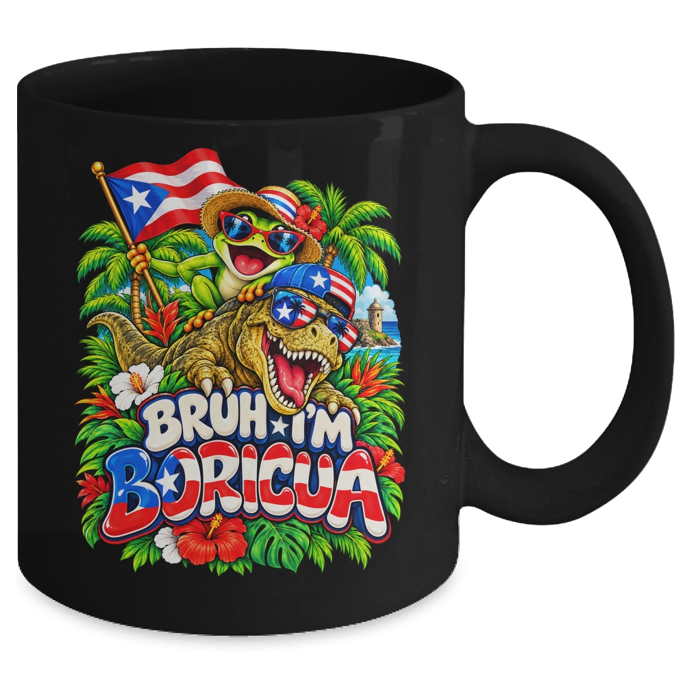 Hispanic Heritage Month Boricua Boys Girls Puerto Rico Kids Mug | siriusteestore