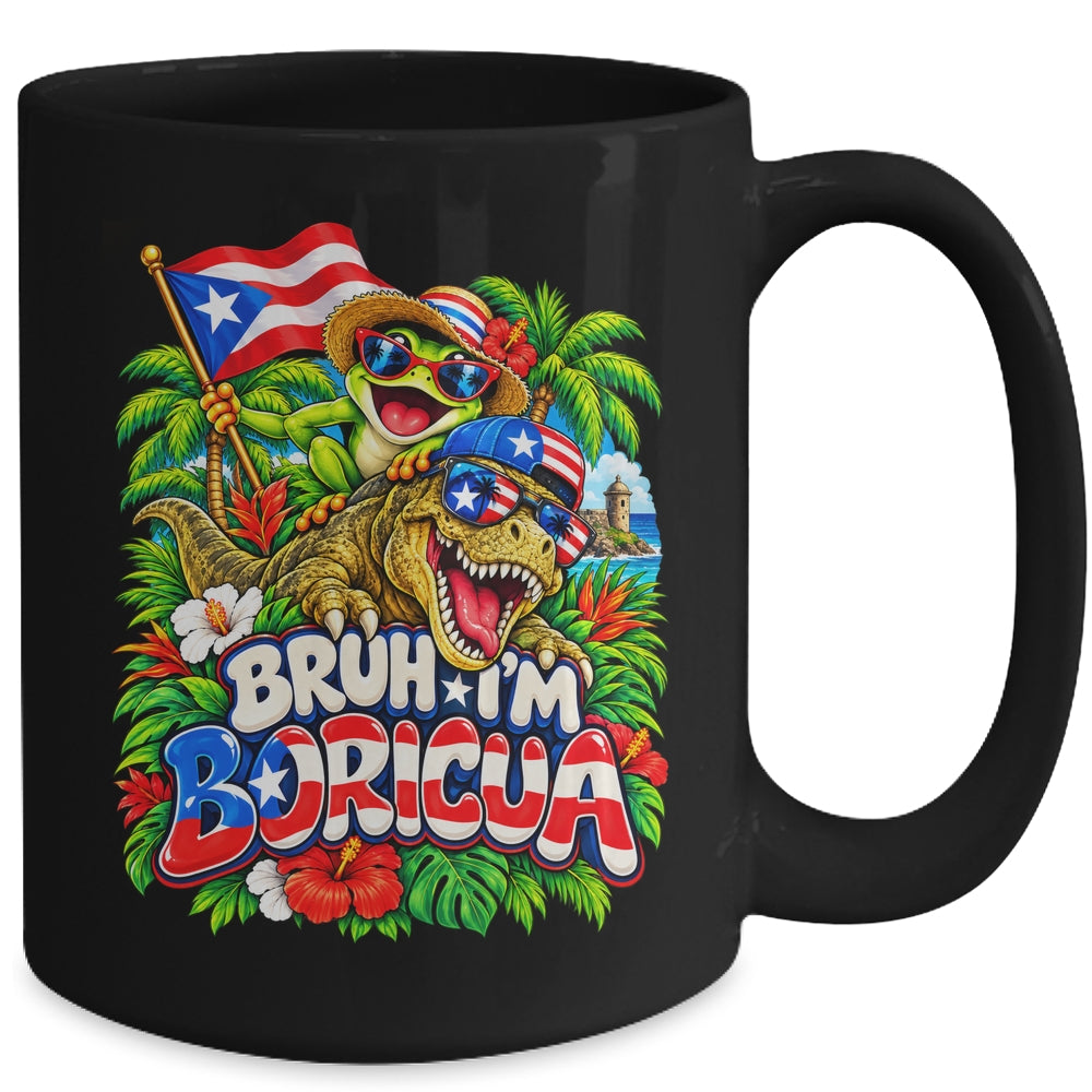 Hispanic Heritage Month Boricua Boys Girls Puerto Rico Kids Mug | siriusteestore