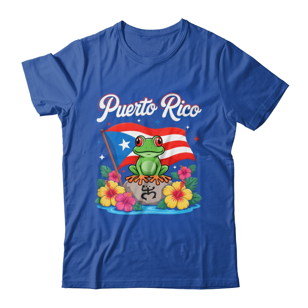 Hispanic Heritage Month Puerto Rico Coqui Frog Taino Symbol Shirt & Tank Top | siriusteestore