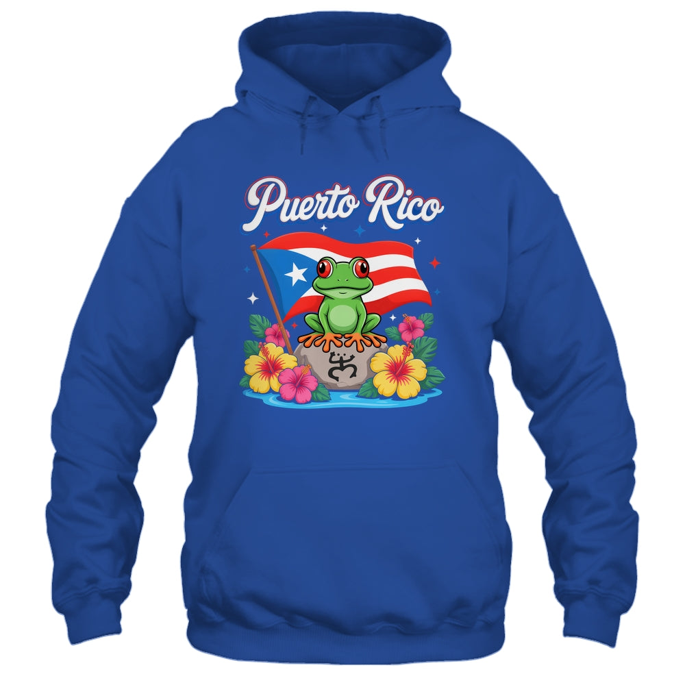 Hispanic Heritage Month Puerto Rico Coqui Frog Taino Symbol Shirt & Tank Top | siriusteestore