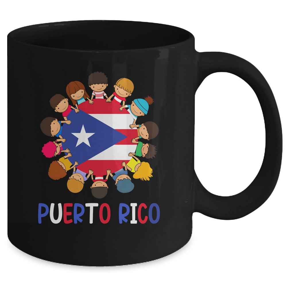 Hispanic Heritage Month Puerto Rico Rican Kids Boys Girls Mug | siriusteestore