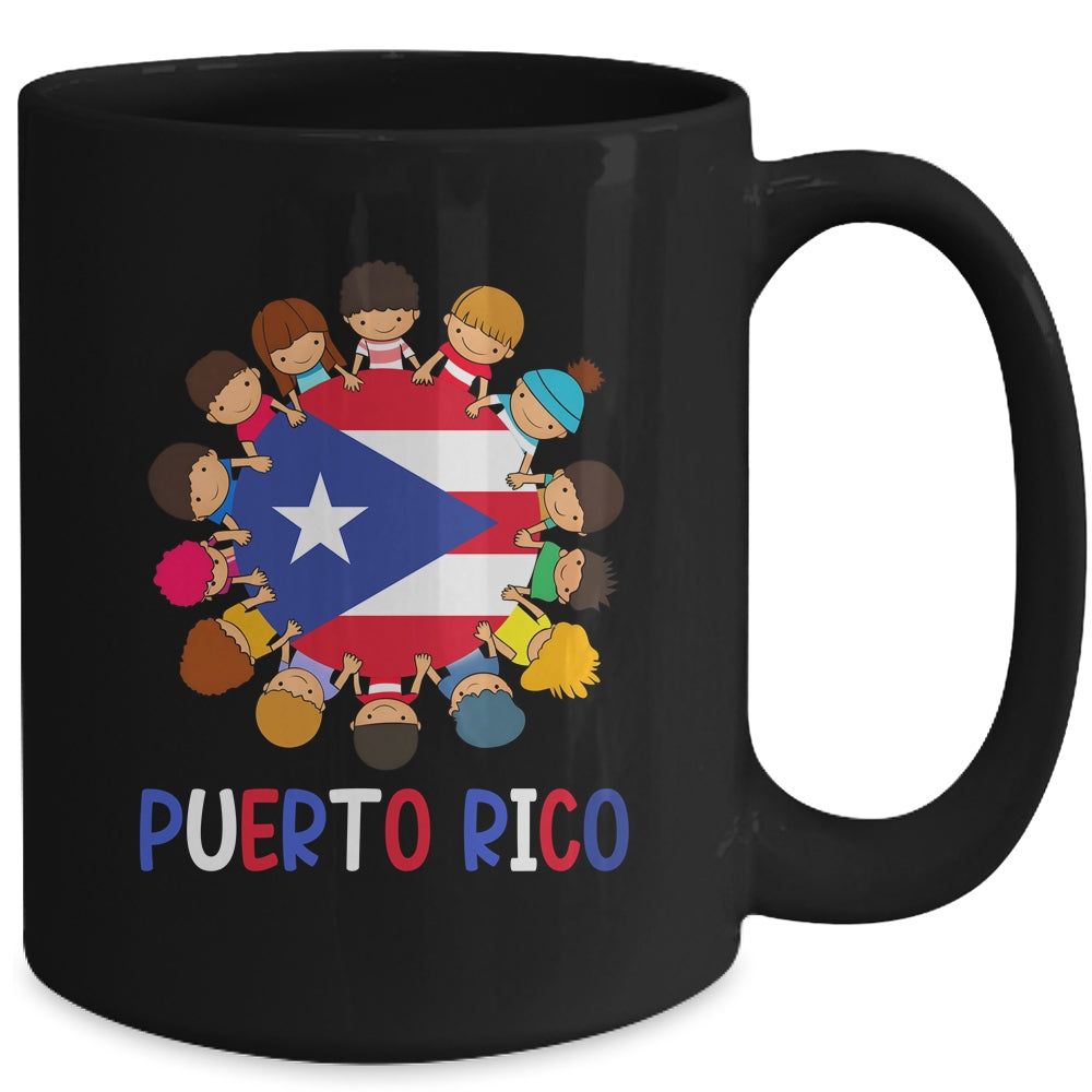 Hispanic Heritage Month Puerto Rico Rican Kids Boys Girls Mug | siriusteestore