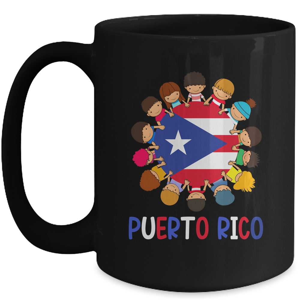 Hispanic Heritage Month Puerto Rico Rican Kids Boys Girls Mug | siriusteestore