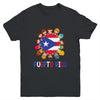 Hispanic Heritage Month Puerto Rico Rican Kids Boys Girls Youth Shirt | siriusteestore