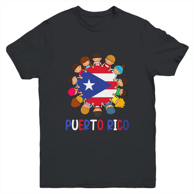 Hispanic Heritage Month Puerto Rico Rican Kids Boys Girls Youth Shirt | siriusteestore