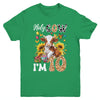 Holy Cow I'm 10 Years Old Farm Cow Sunflowers 10th Birthday Youth Shirt | siriusteestore