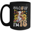 Holy Cow I'm 16 Years Old Farm Cow Sunflowers 16th Birthday Mug | siriusteestore