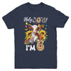 Holy Cow I'm 6 Years Old Farm Cow Sunflowers 6th Birthday Youth Shirt | siriusteestore