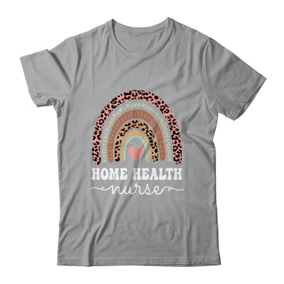 Home Health Nurse Home Care Nursing Rainbow Leopard Shirt & Tank Top | siriusteestore