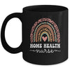 Home Health Nurse Home Care Nursing Rainbow Leopard Mug | siriusteestore