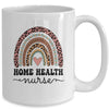 Home Health Nurse Home Care Nursing Rainbow Mug | siriusteestore