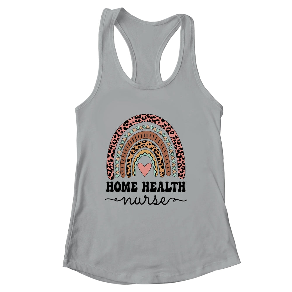 Home Health Nurse Home Care Nursing Rainbow Shirt & Tank Top | siriusteestore