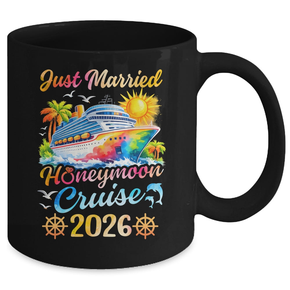 Honeymoon Cruise For Matching Couples 2026 Just Married Mug | siriusteestore