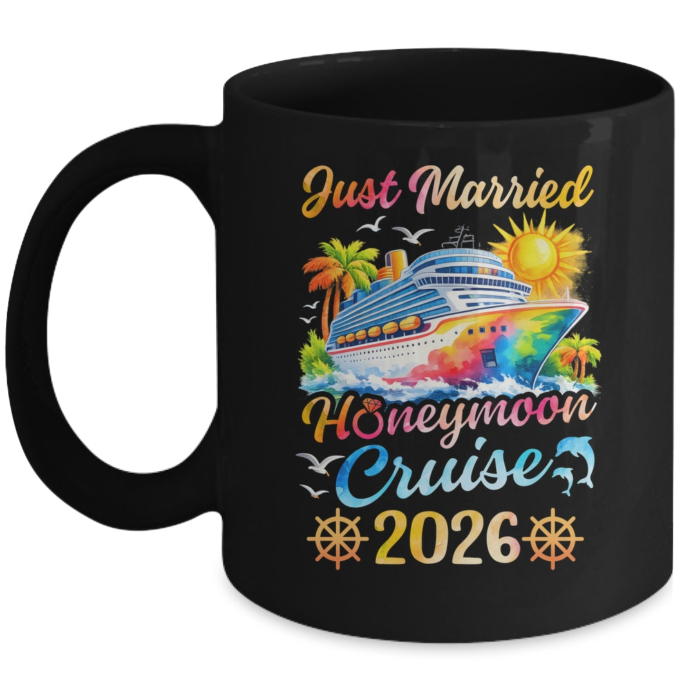 Honeymoon Cruise For Matching Couples 2026 Just Married Mug | siriusteestore