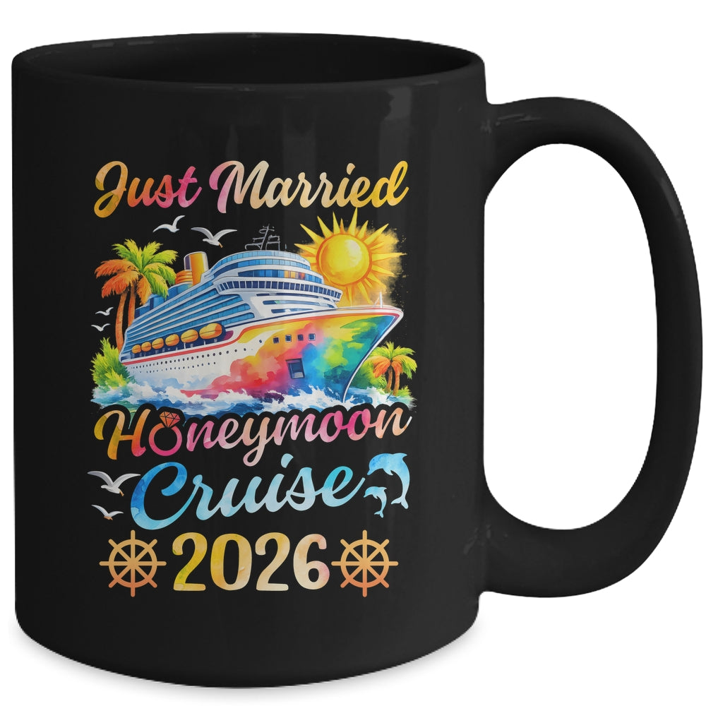 Honeymoon Cruise For Matching Couples 2026 Just Married Mug | siriusteestore