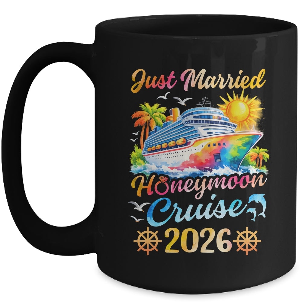 Honeymoon Cruise For Matching Couples 2026 Just Married Mug | siriusteestore