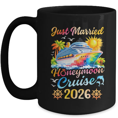Honeymoon Cruise For Matching Couples 2026 Just Married Mug | siriusteestore
