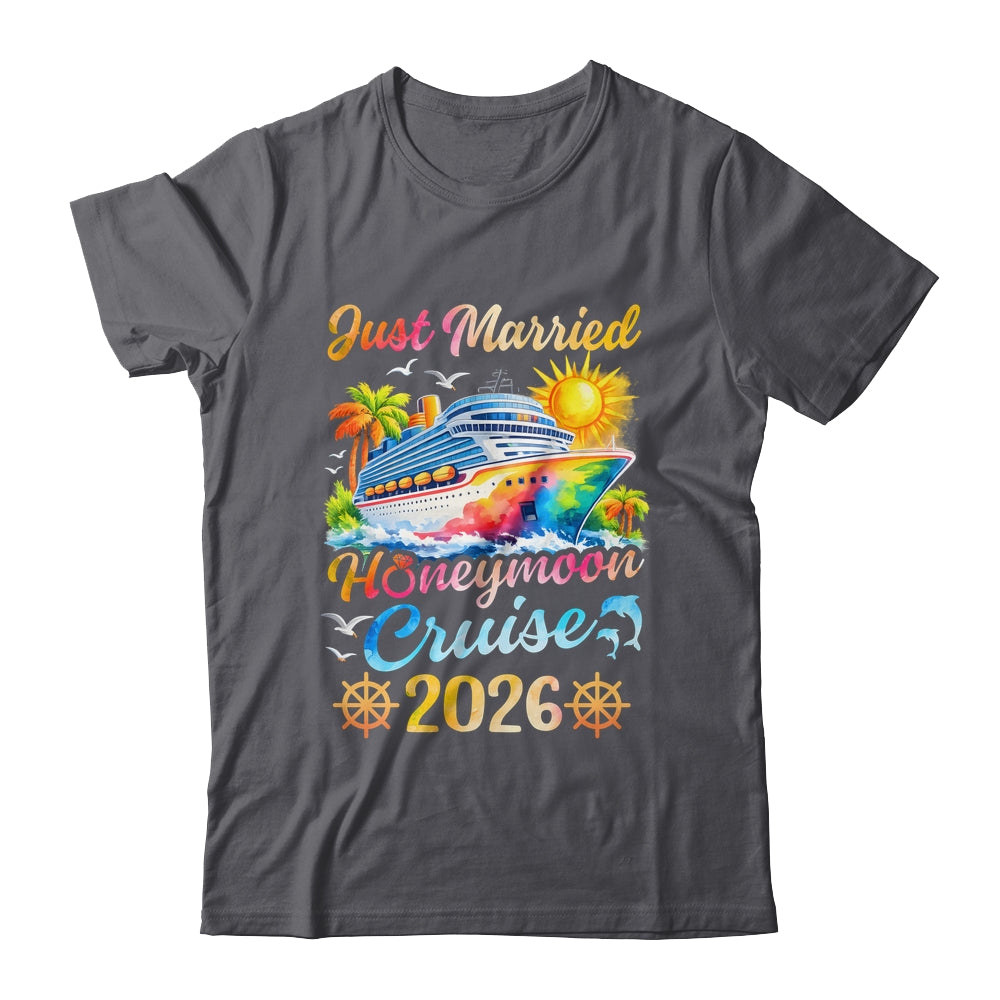 Honeymoon Cruise For Matching Couples 2026 Just Married Shirt & Tank Top | siriusteestore