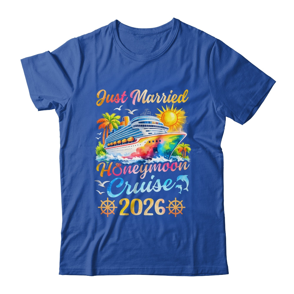 Honeymoon Cruise For Matching Couples 2026 Just Married Shirt & Tank Top | siriusteestore
