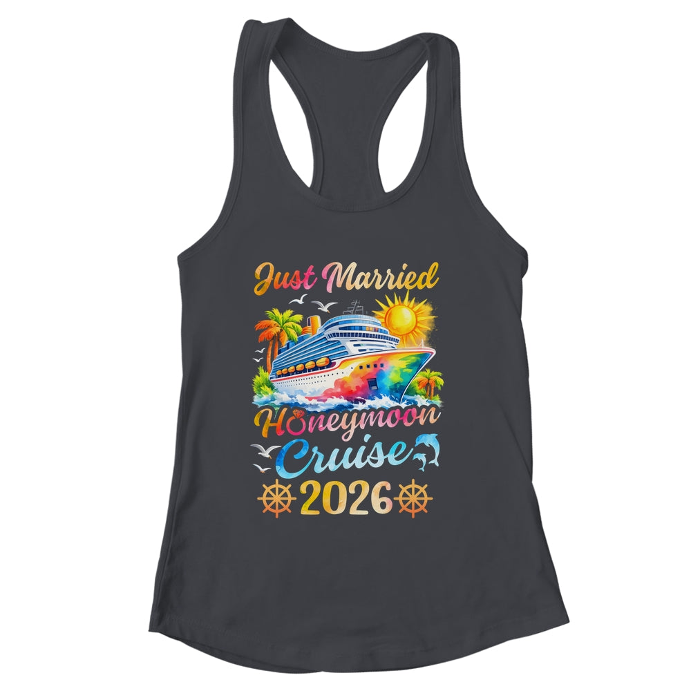 Honeymoon Cruise For Matching Couples 2026 Just Married Shirt & Tank Top | siriusteestore