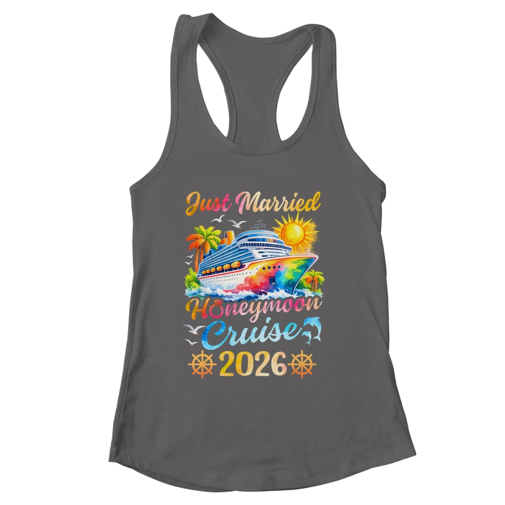 Honeymoon Cruise For Matching Couples 2026 Just Married Shirt & Tank Top | siriusteestore