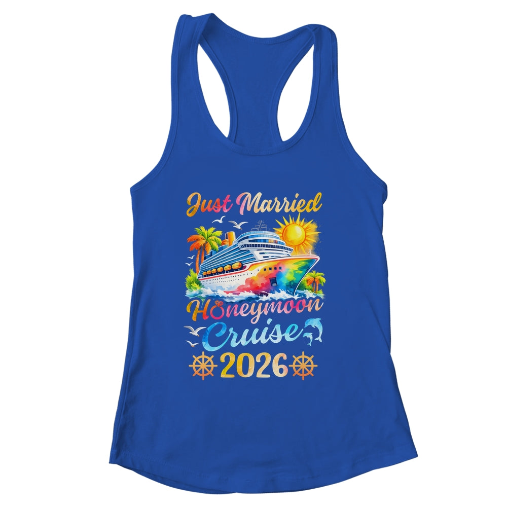 Honeymoon Cruise For Matching Couples 2026 Just Married Shirt & Tank Top | siriusteestore