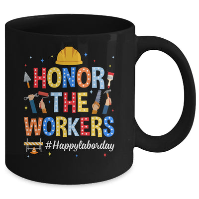 Honor The Worker Patriotic Happy Labor Day Men Women Mug | siriusteestore
