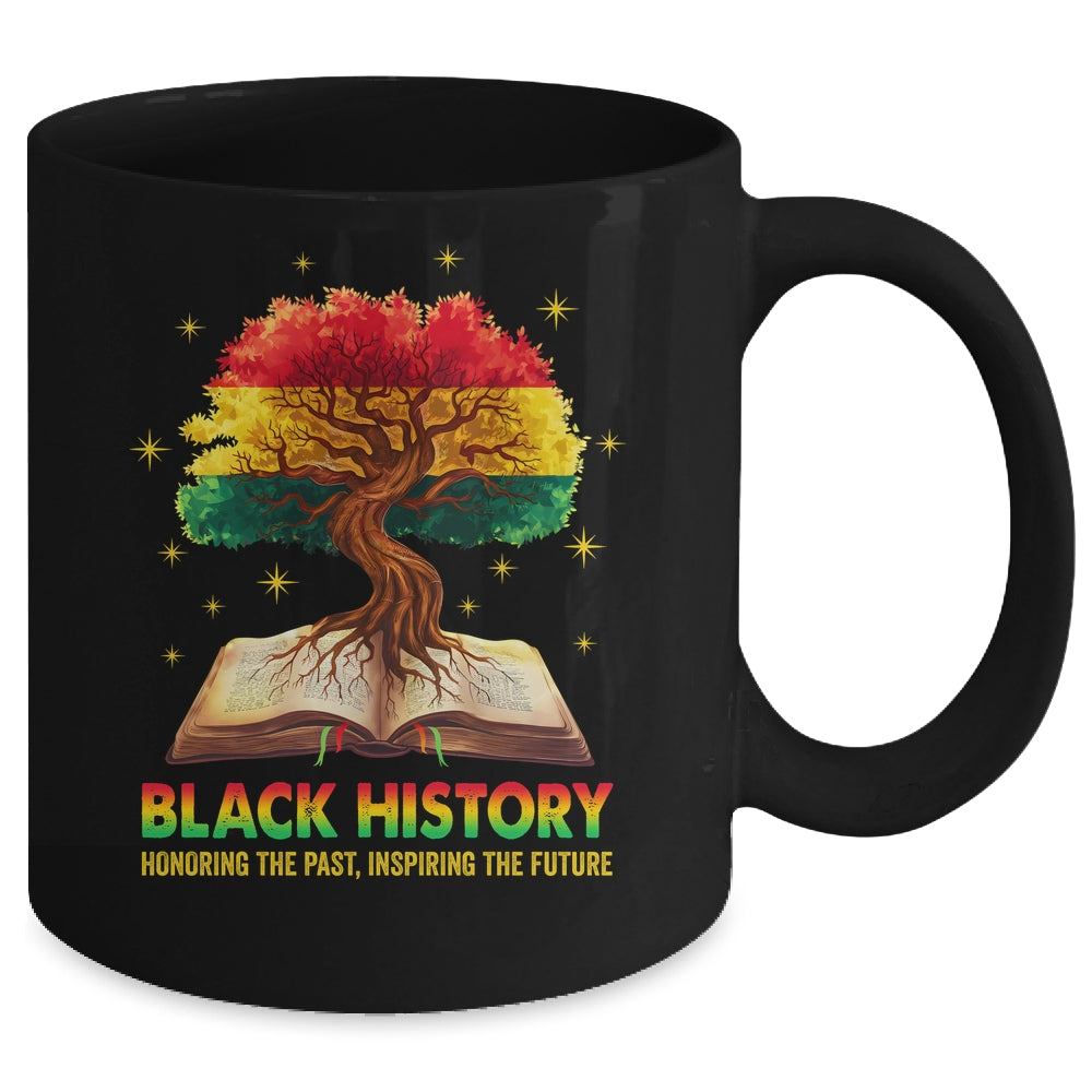 Honoring Past Inspiring Future Men Women Black History Month Mug | siriusteestore