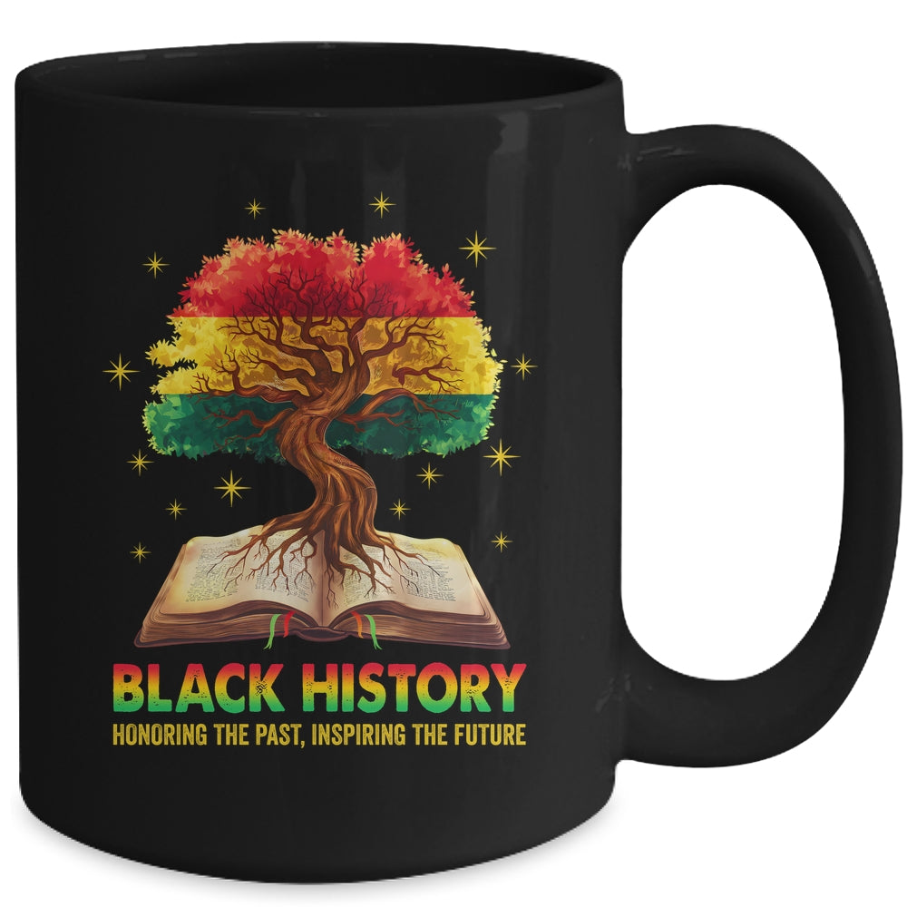 Honoring Past Inspiring Future Men Women Black History Month Mug | siriusteestore