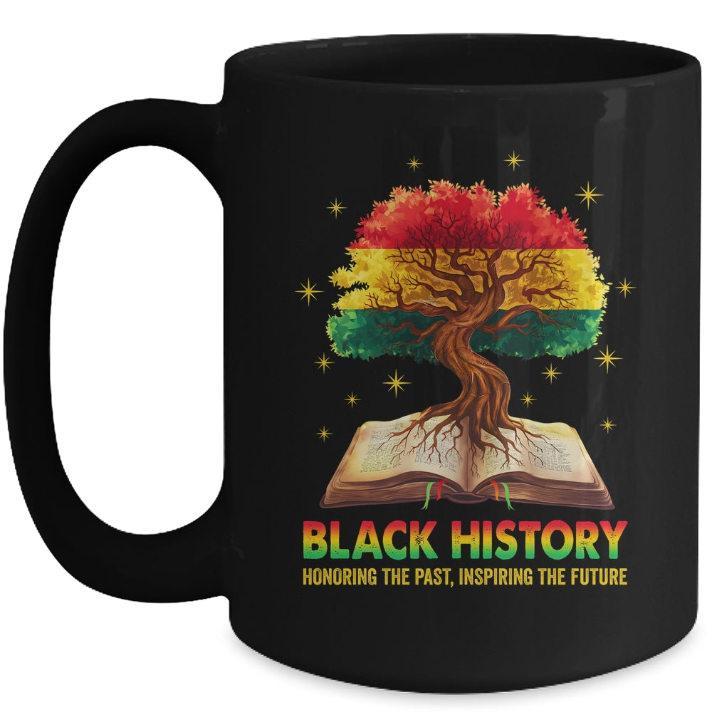 Honoring Past Inspiring Future Men Women Black History Month Mug | siriusteestore