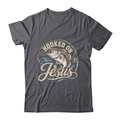Hooked On Jesus Christian Fishing Bass Faith Shirt & Hoodie | siriusteestore