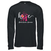 Hope Breast Cancer Pink Ribbons Sunflower October Month Shirt & Hoodie | siriusteestore