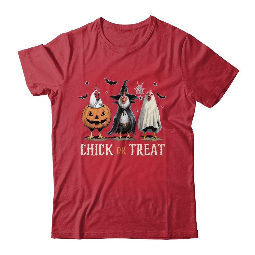 Horror Funny Chick Or Treat Chickens Ghost Witchy Halloween Shirt & Hoodie | siriusteestore