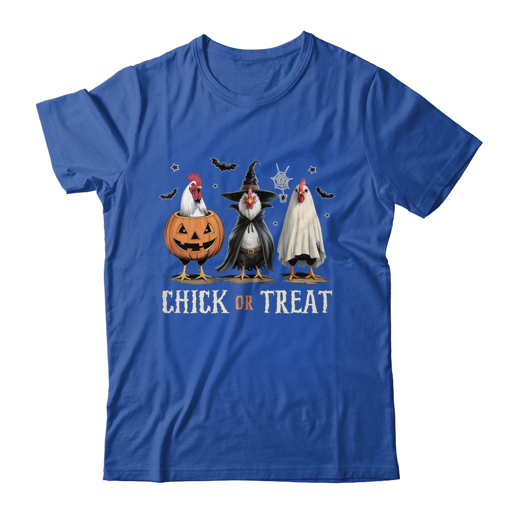 Horror Funny Chick Or Treat Chickens Ghost Witchy Halloween Shirt & Hoodie | siriusteestore