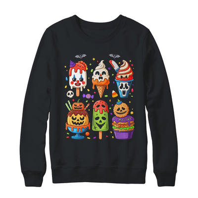 Horror Movie Summer Popsicle Halloween Ice Cream Summerween Shirt & Sweatshirt | siriusteestore