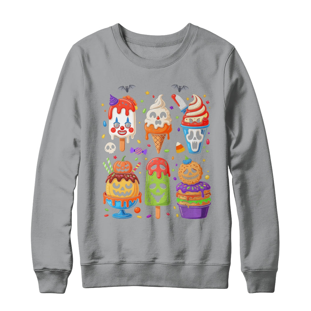 Horror Movie Summer Popsicle Halloween Ice Cream Summerween Shirt & Sweatshirt | siriusteestore