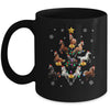 Horses Christmas Tree Horse Lover Xmas For Women Girls Mug | siriusteestore