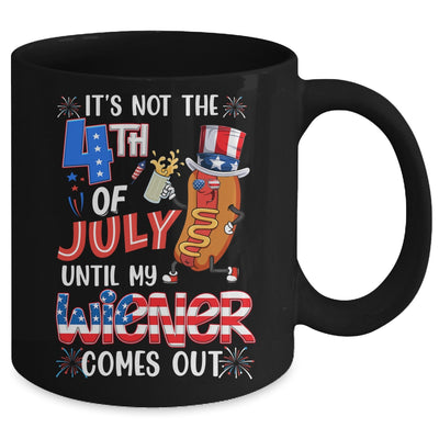 Hot Dog Until My Wiener Comes Out Funny Hot Dog 4th Of July Mug | siriusteestore