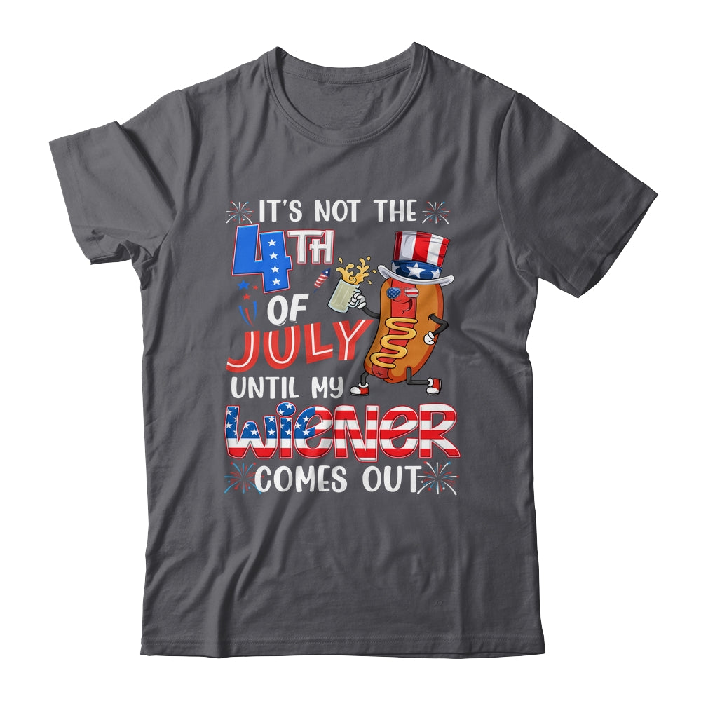 Hot Dog Until My Wiener Comes Out Funny Hot Dog 4th Of July Shirt & Tank Top | siriusteestore