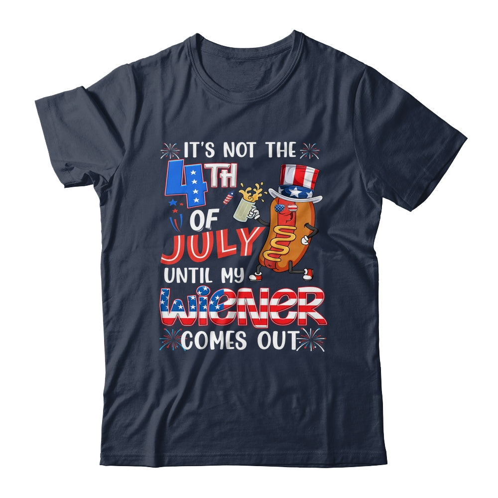 Hot Dog Until My Wiener Comes Out Funny Hot Dog 4th Of July Shirt & Tank Top | siriusteestore